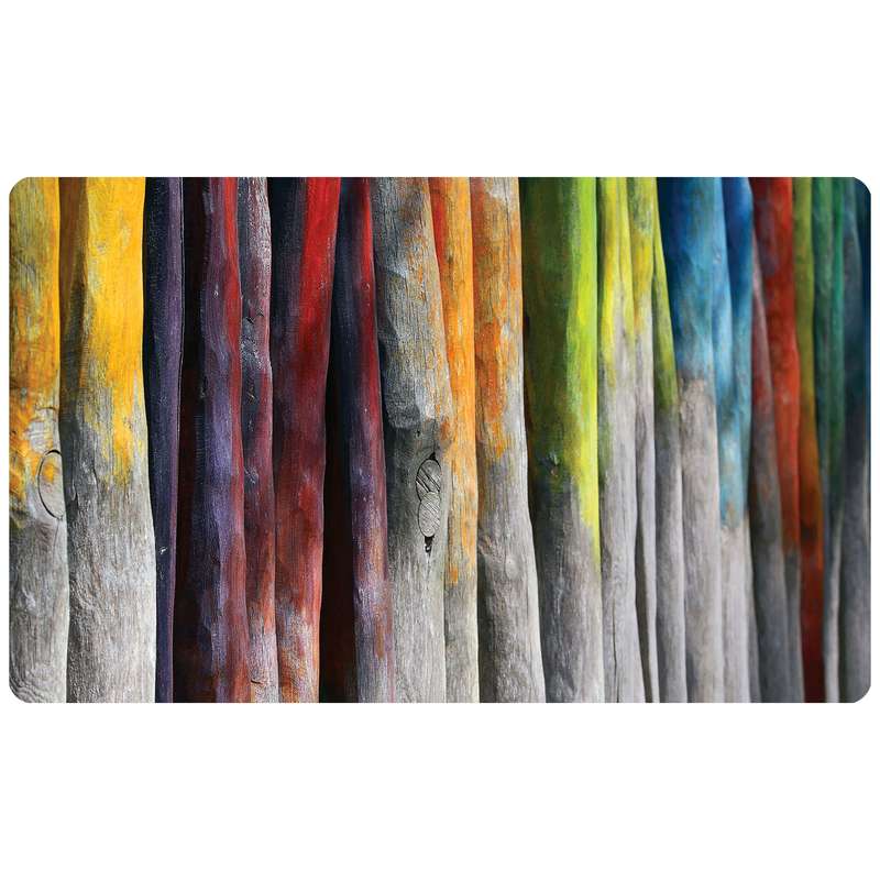 پادری طرح چوب رنگی مدل M4.406 سایز 46x76 سانتی متر