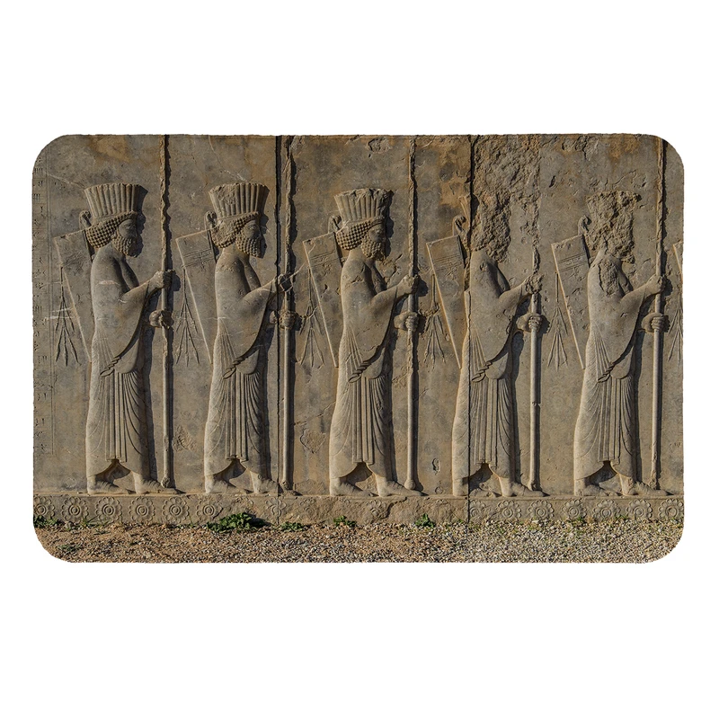  پادری  طرح آثار باستانی کد 151سایز 80x110 سانتی متر