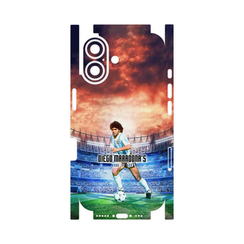 برچسب پوششی ماهوت مدل Diego Maradona-FullSkin مناسب برای گوشی موبایل اپل iPhone 16
