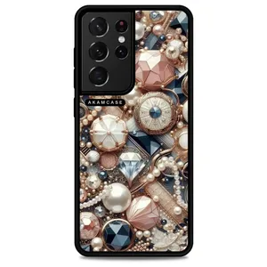 AKAM AMC-WSGS21U-JWELERY-15 Cover For Samsung Galaxy S21 Ultra
