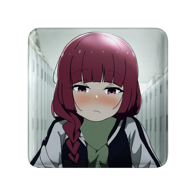 مگنت خندالو طرح کیکوری انیمه بوچی راک مدل مربعی کد 31239