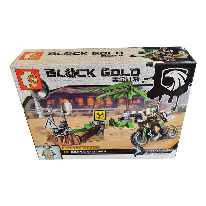 ساختنی مدل سرباز موتور سوار کد 6-12-11601