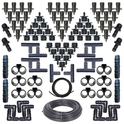 لوازم آبیاری قطره ای مدل Y-100 مجموعه 100 عددی