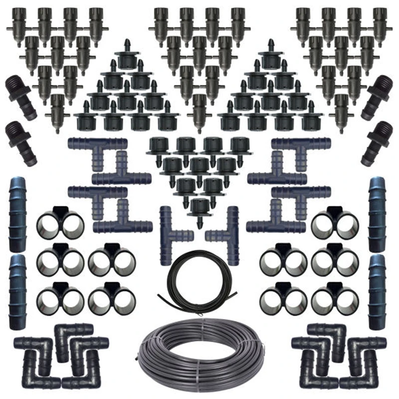 لوازم آبیاری قطره ای مدل Y-100 مجموعه 100 عددی