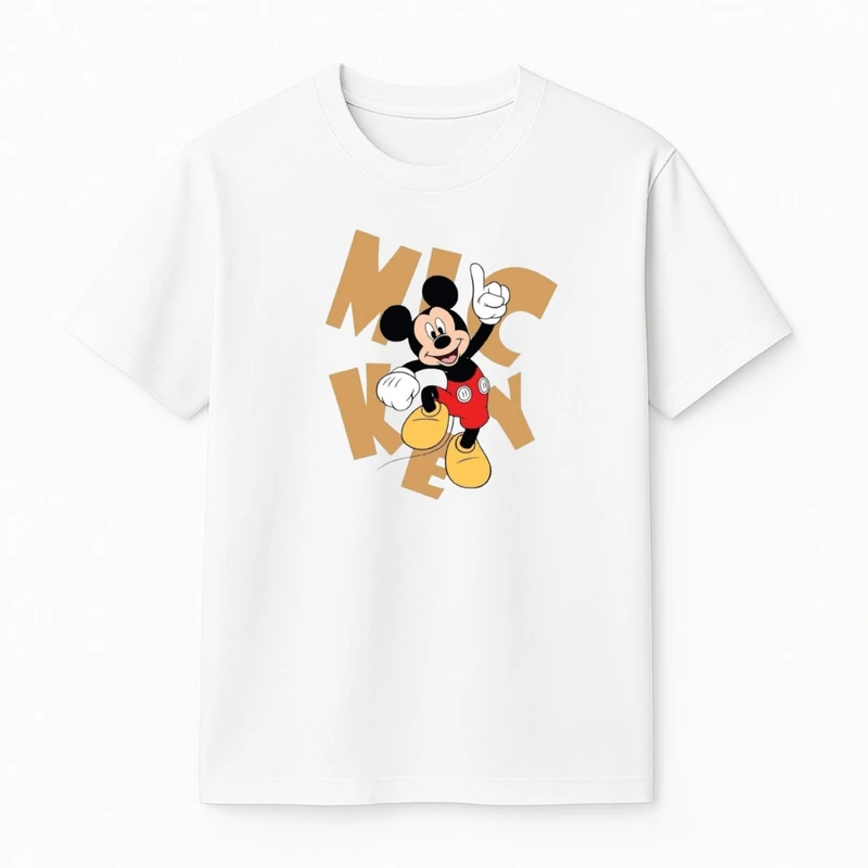 تی‌شرت آستین کوتاه پسرانه مدل میکی کد v1 