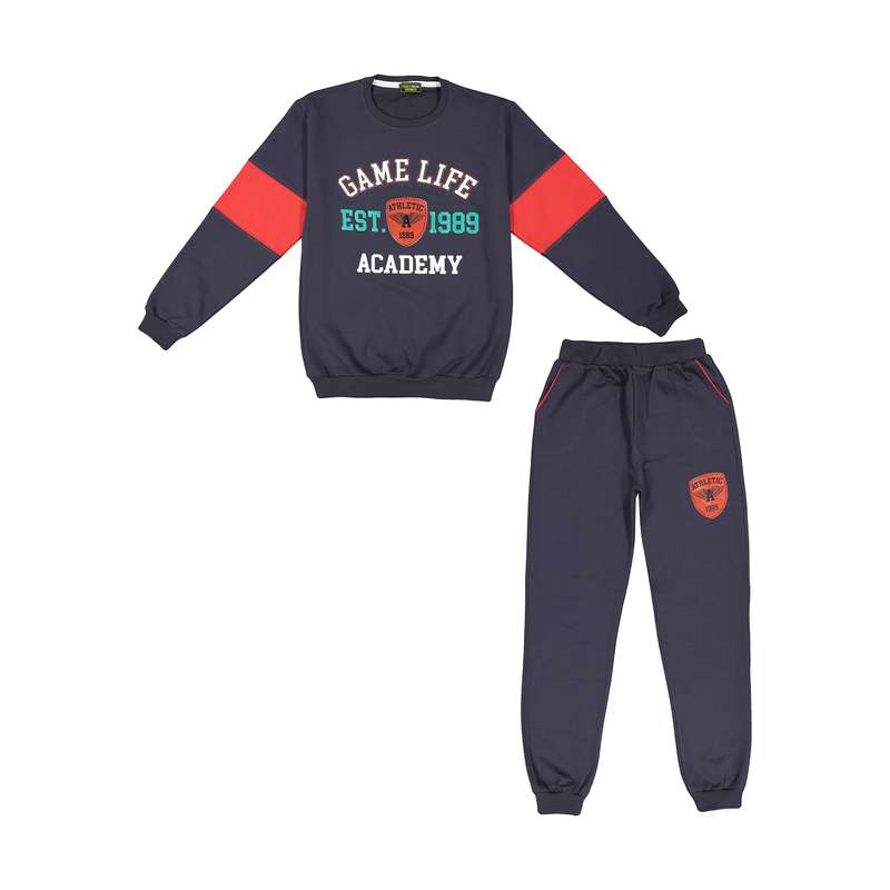 ست سویشرت و شلوار پسرانه خرس کوچولو مدل 2011264-94