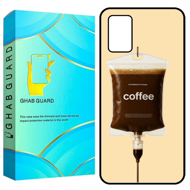 کاور قاب گارد طرح یک واحد قهوه مدل GCHPA03S مناسب برای گوشی موبایل سامسونگ Galaxy A02s / M02s / A03s 