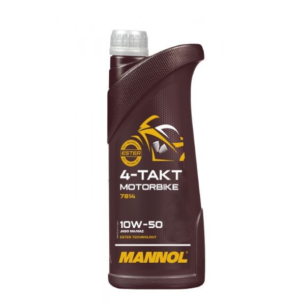 روغن موتورسیکلت مانل مدل SN-10W-50 حجم 1 لیتر