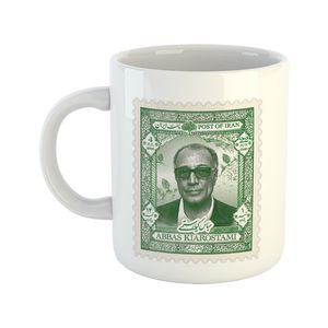 ماگ طرح تمبر مدل عباس کیارستمی