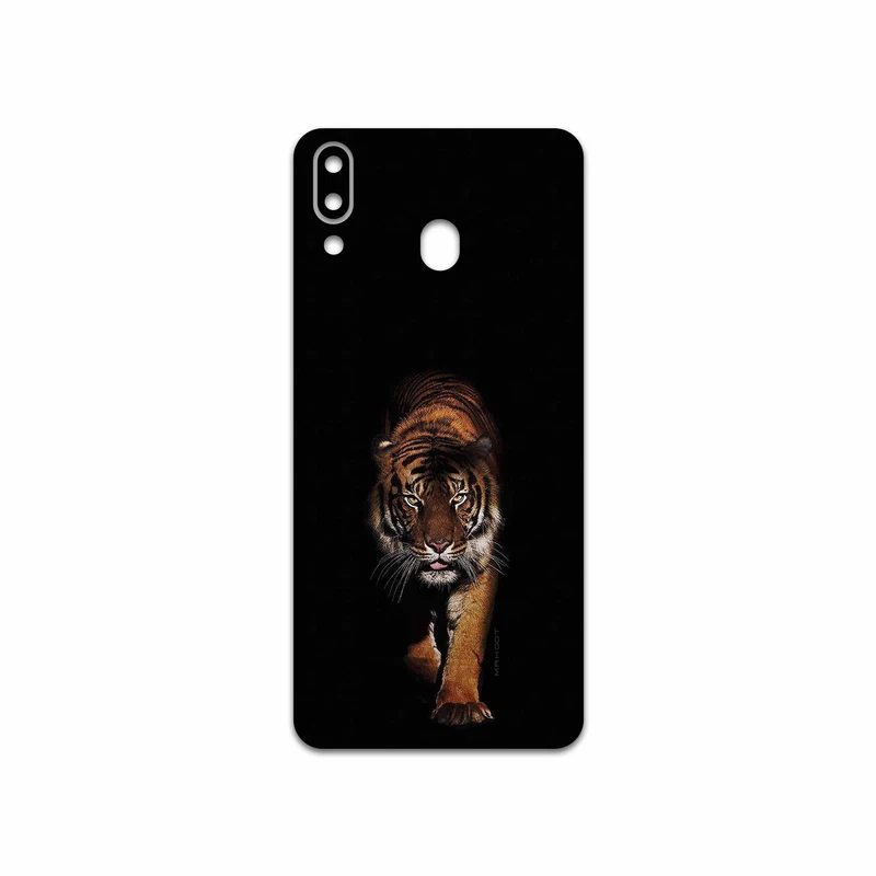 برچسب پوششی ماهوت مدل Wild Tiger مناسب برای گوشی موبایل سامسونگ Galaxy M20
