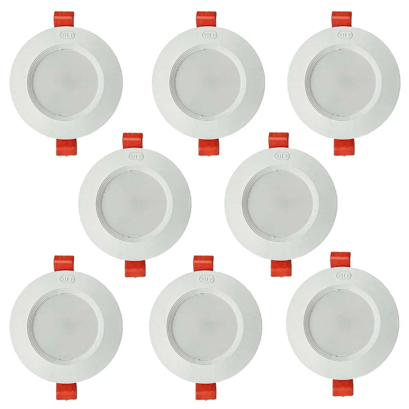 لامپ هالوژن 9 وات شاهچراغ مدل روناک بسته 8 عددی