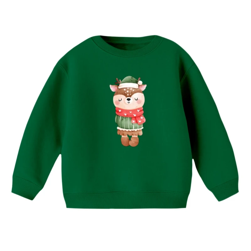 سویشرت بچگانه مدل گوزن کریسمس کد 17