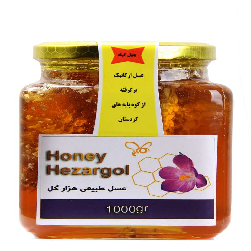  عسل چهل گیاه هزار گل - یک کیلوگرم 