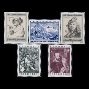 تمبر یادگاری مدل خارجی مجموعه 5 عددی 