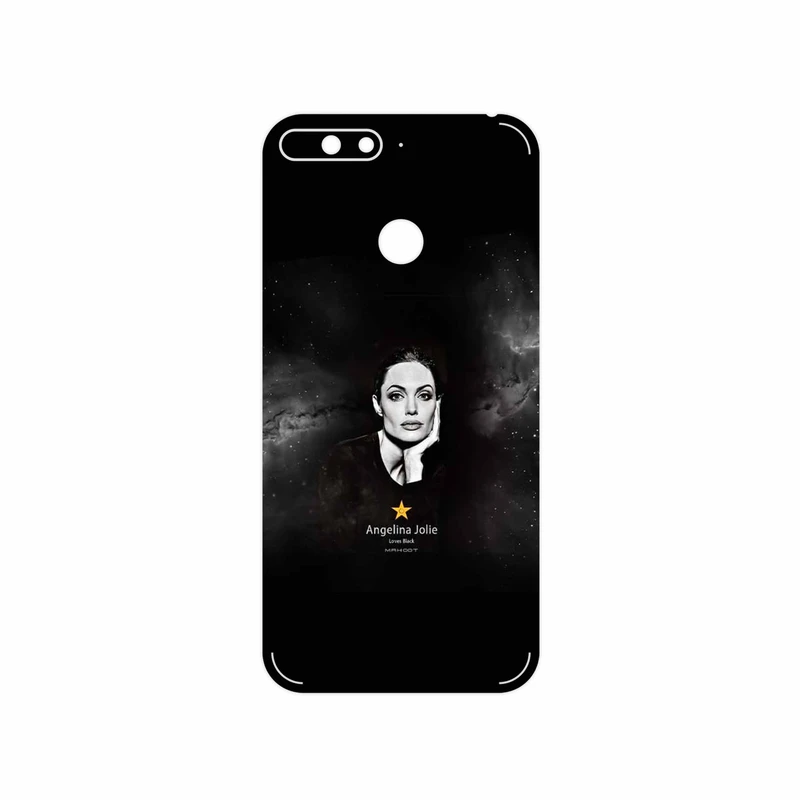 برچسب پوششی ماهوت مدل Angelina Jolie مناسب برای گوشی موبایل هوآوی Y6 Prime 2018