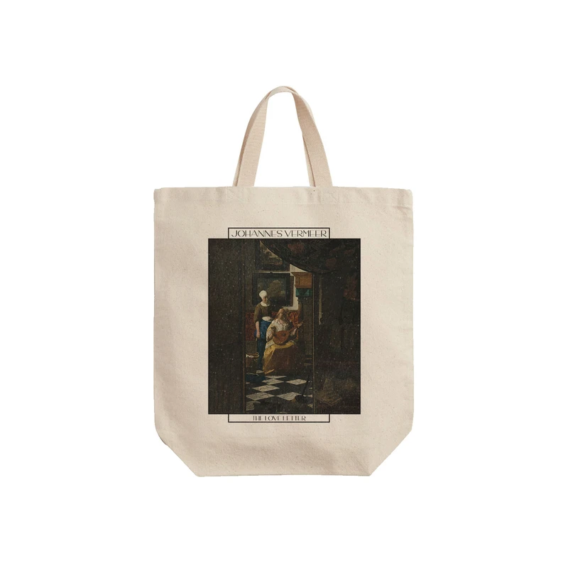 ساک خرید ترمه طراحان ایده مدل نامه عاشقانه از ورمر کد art0584 - S