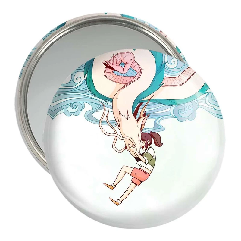 آینه جیبی خندالو طرح انیمه شهر اشباح Spirited Away  کد 4881