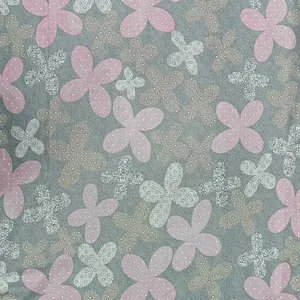 پارچه ملحفه عرض 2.35 متر مدل طرح ملیکا رنگ صورتی