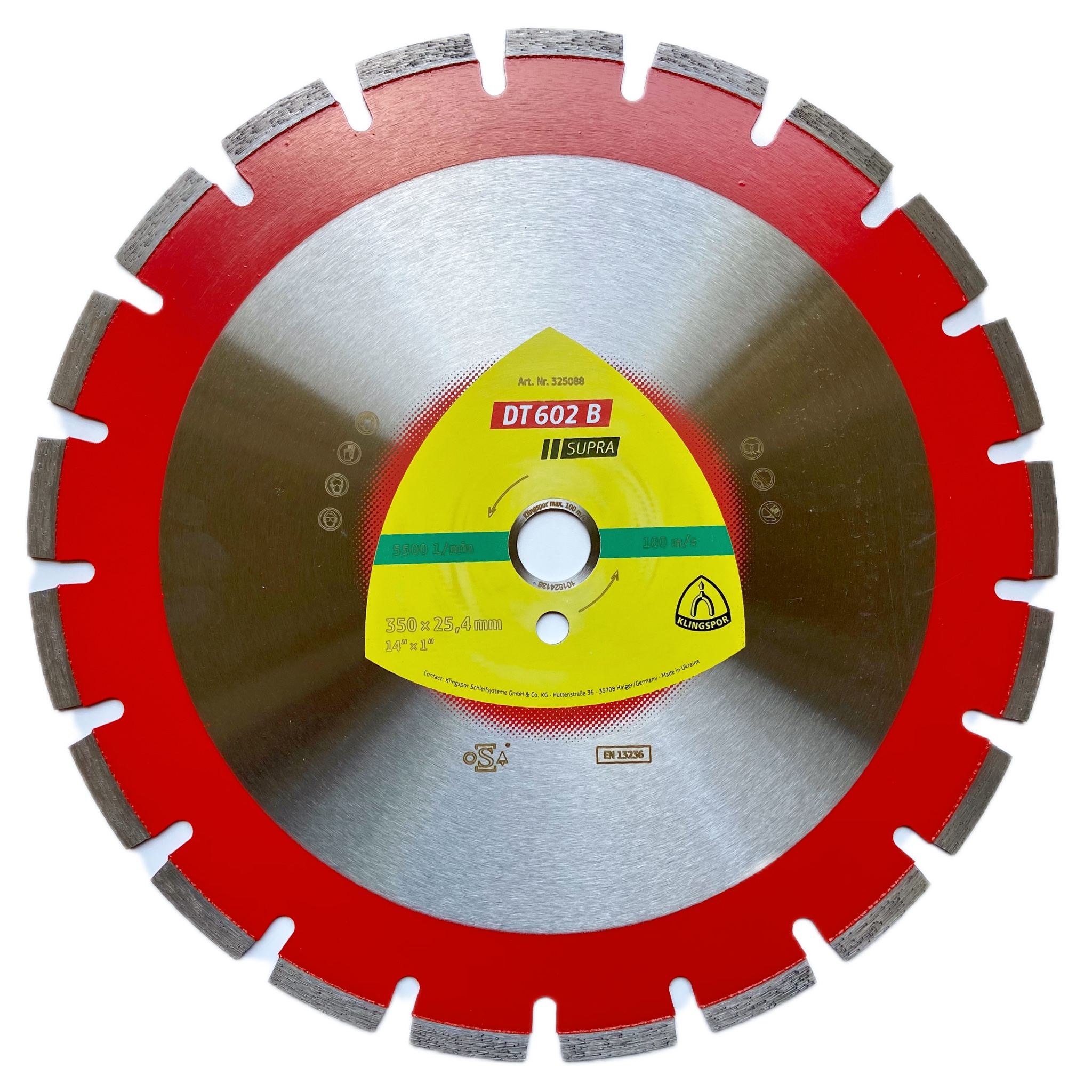صفحه برش الماسه کلینگ اسپور مدل DT 602 B Supra