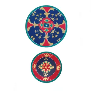 دیوارکوب سفالی طرح سنتی مجموعه 2 عددی