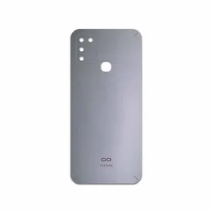 MAHOOT Matte-Silver Cover Sticker for Infinix Hot 10 Play