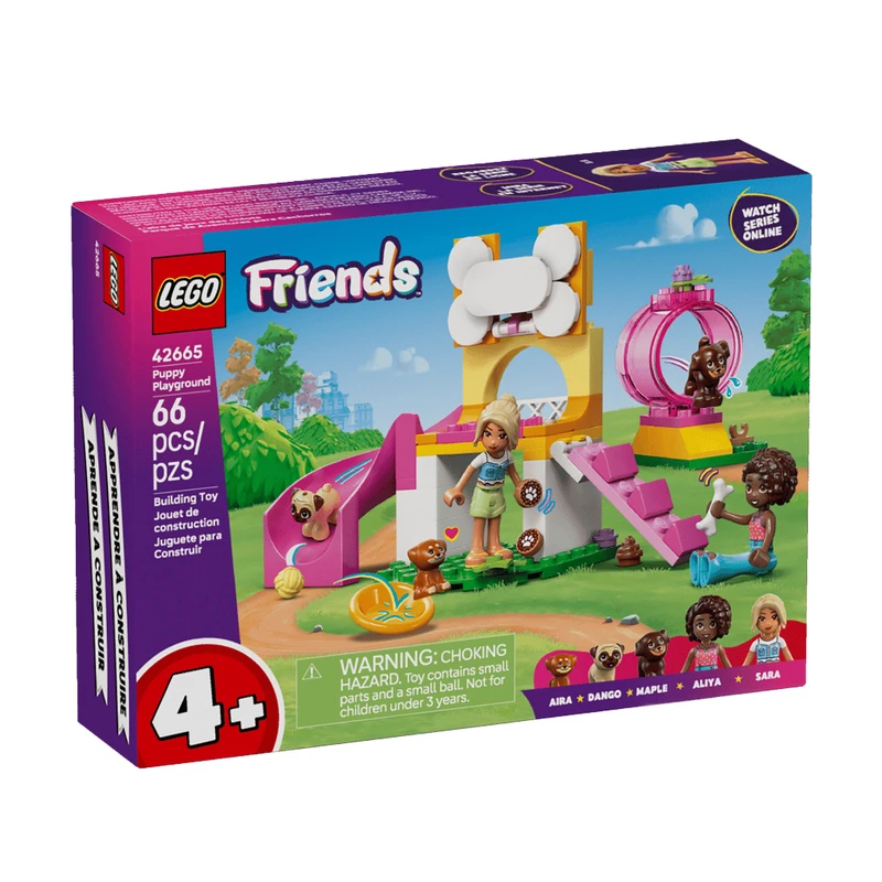 لگو 66 تکه سری فرندز مدل Puppy Playground کد 42665