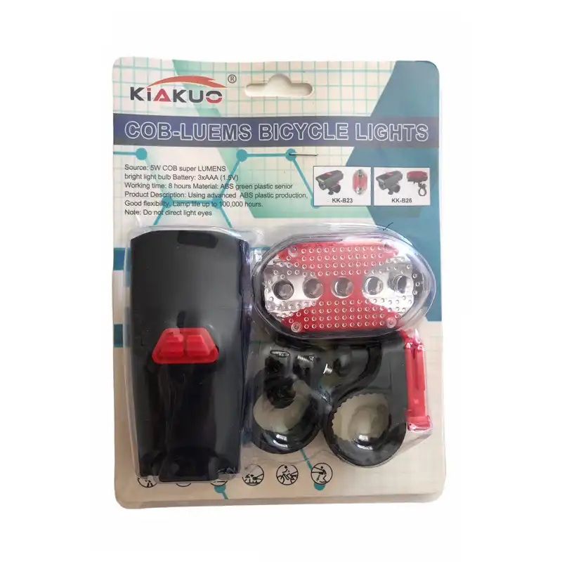 چراغ جلو و عقب دوچرخه مدل AA