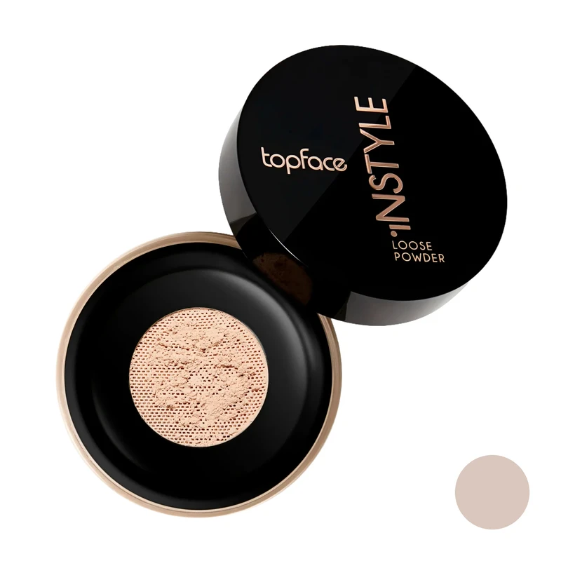 پودر تثبیت کننده آرایش مات تاپ فیس سری Instyle مدل Loose شماره 102 وزن 10 گرم