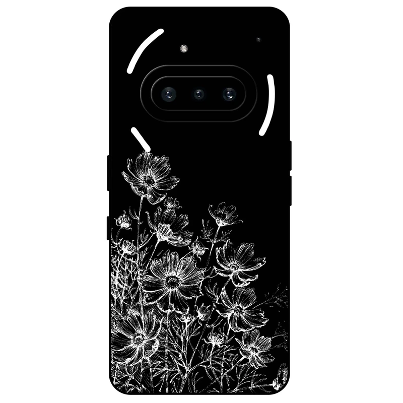 کاور مگافون طرح گل مدل 7274 مناسب برای گوشی موبایل ناتینگ Phone 3a