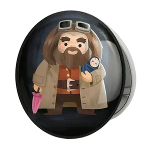 آینه جیبی خندالو طرح هری پاتر Harry Potter مدل تاشو کد 2893 