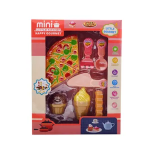 ست اسباب بازی آشپزخانه مدل پیتزا و بستنی