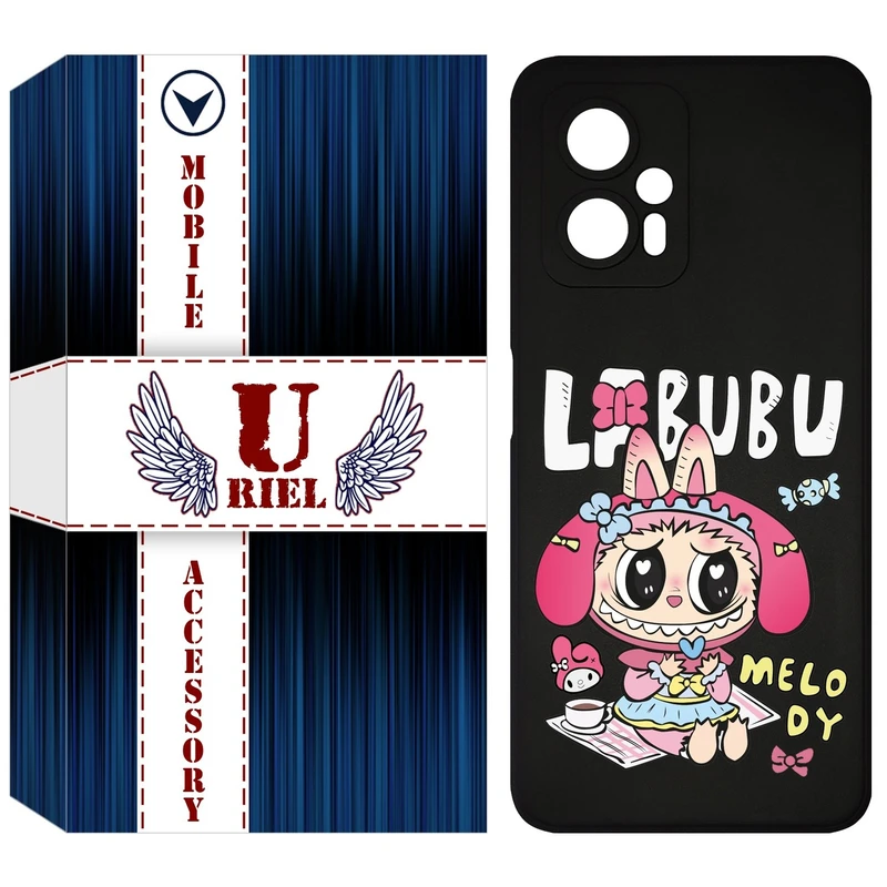 کاور یوریل مدل KSH کد 140 طرح عروسک لبوبو مناسب برای گوشی موبایل شیائومی Poco X4 GT