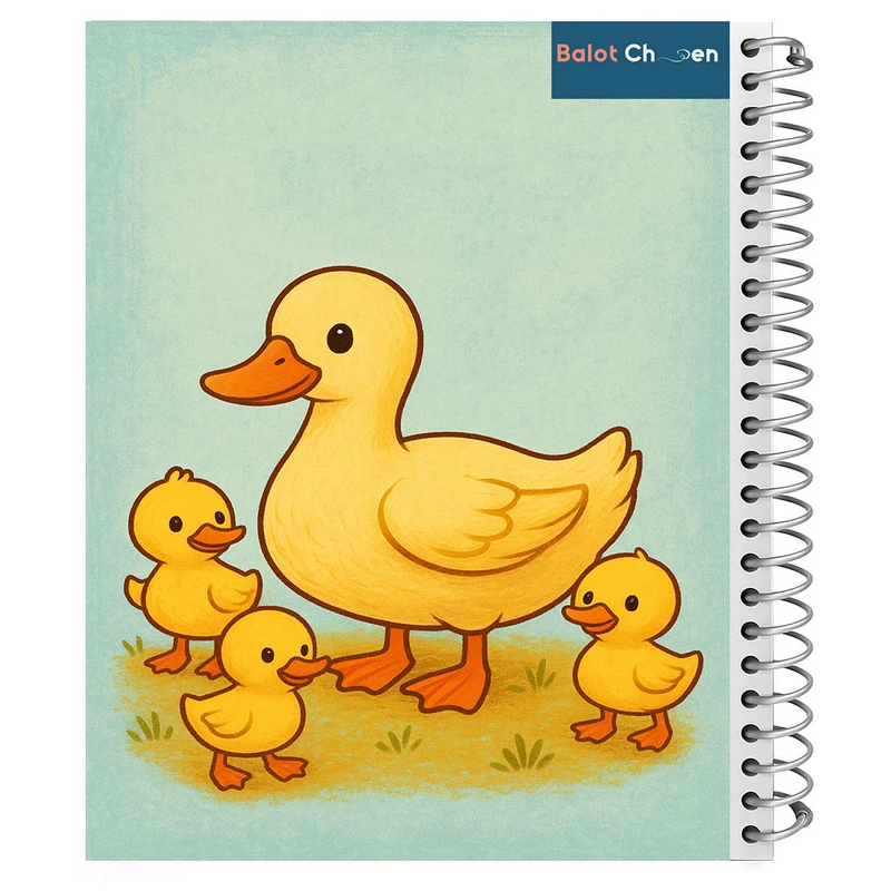 دفتر نقاشی 60 برگ بلوط چین  مدل اردک کد A4-N60-OR795