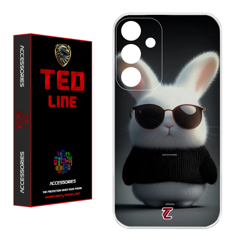 کاور تد لاین طرح خرگوش کد 1106 مناسب برای گوشی موبایل سامسونگ Galaxy A36 / A56