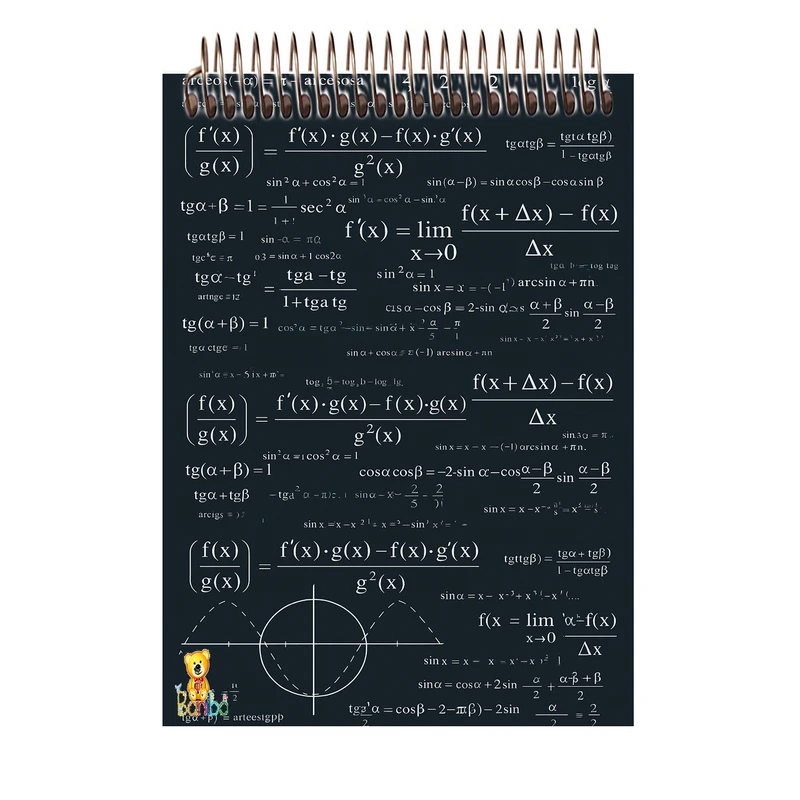 دفتر شطرنجی 100 برگ بانیبو مدل ریاضی کد 2722