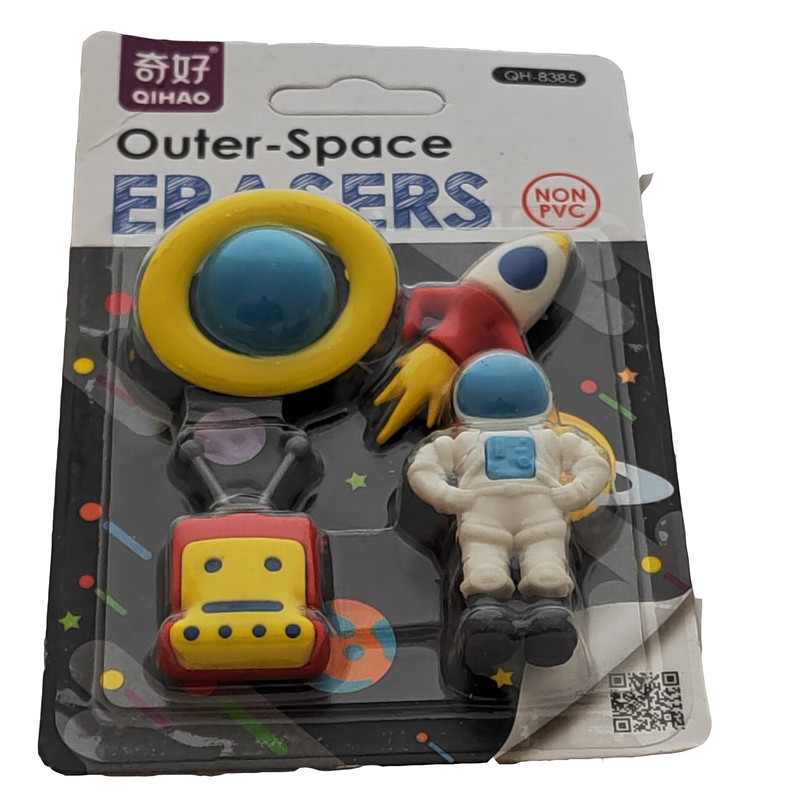 پاک کن کیو ای ها او مدل فضانورد بسته 4 عددی