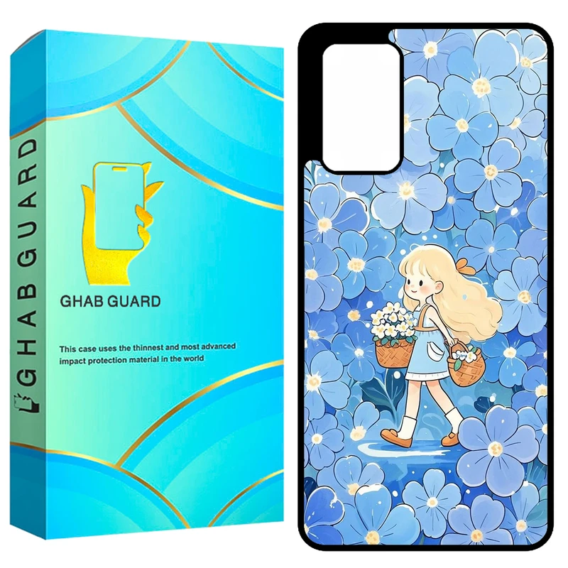 کاور قاب گارد طرح دختر مدل GCHPA72 مناسب برای گوشی موبایل سامسونگ Galaxy A72 4G