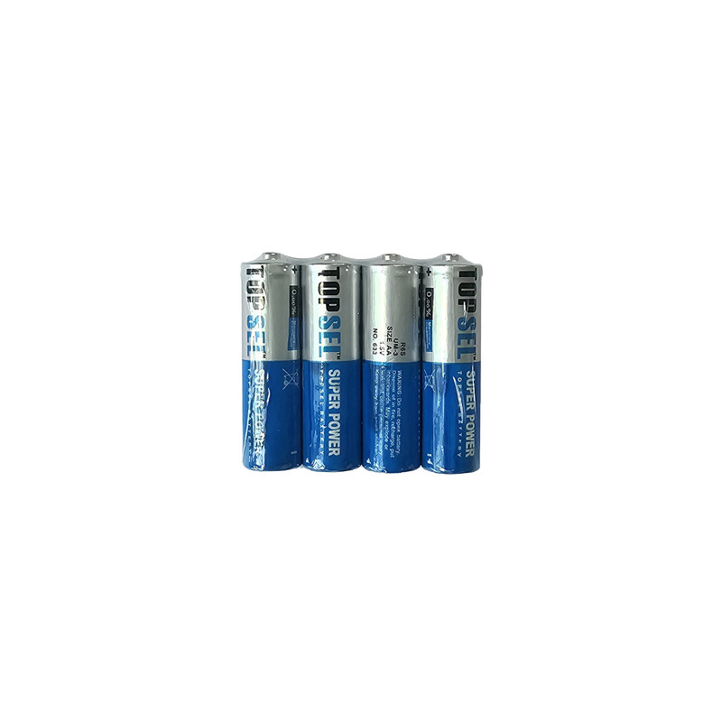 باتری قلمی تاپسل مدل super power بسته چهار عددی