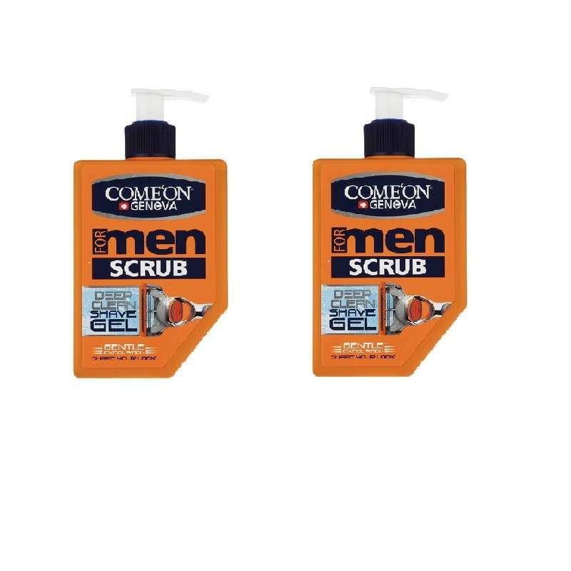 ژل اصلاح کامان مدل SCRUB حجم 260 میلی لیتر بسته 2 عددی ژل اصلاح کامان مدل SCRUB حجم 260 میلی لیتر بسته 2 عددی