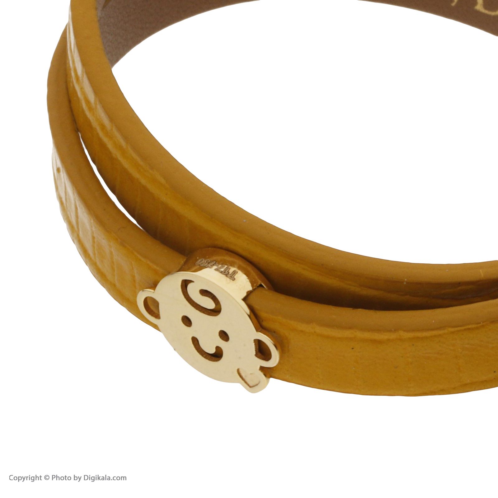 دستبند طلا 18 عیار زنانه تاج مدل G293 -  - 3