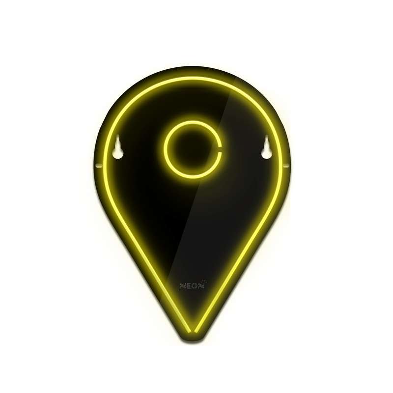 چراغ دیواری نئون دیزاین طرح Location-BL_YL
