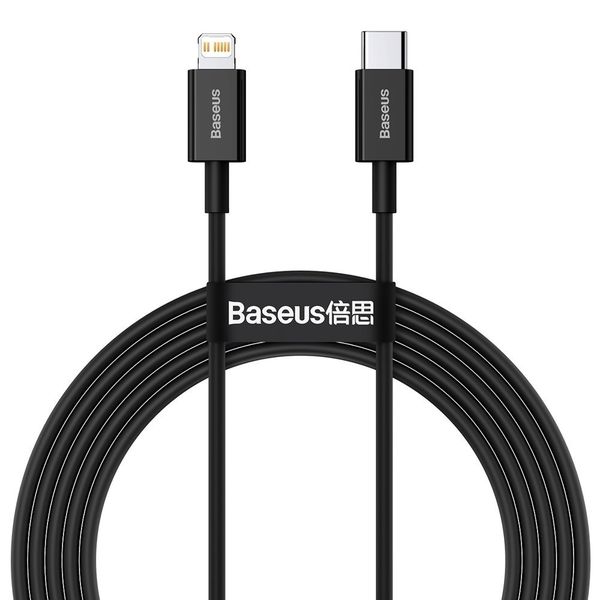 کابل تبدیل usb-c به لایتنینگ باسئوس مدل CATLYS-C01 طول 2 متر کابل تبدیل usb-c به لایتنینگ باسئوس مدل CATLYS-C01 طول 2 متر