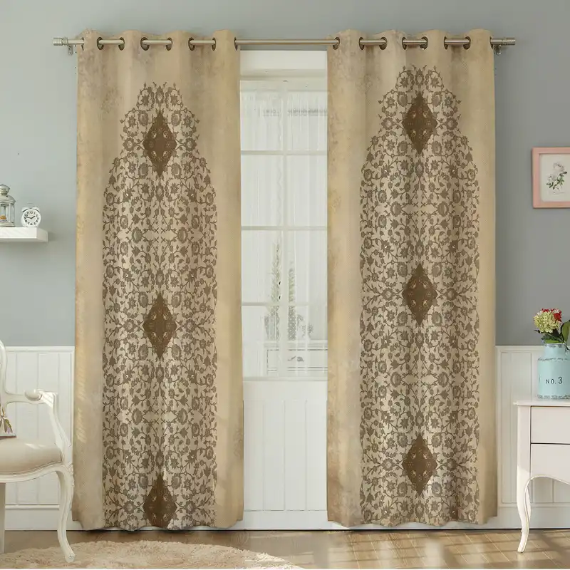 پرده نیروانا طرح   مدرن مدل مخمل کد 9001 سایز 140×280 سانتی متر