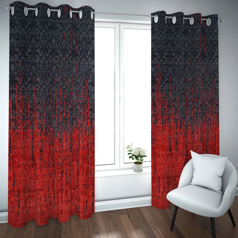 پرده مدل چاپی هازان سایز 300×150 سانتی متر 