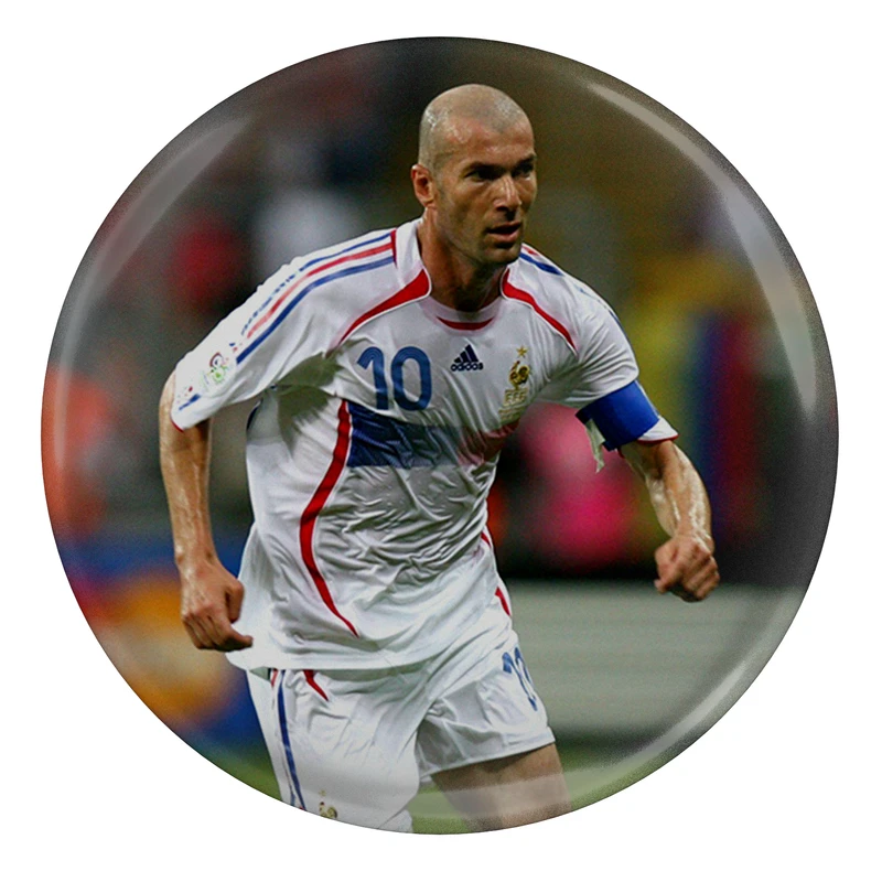 پیکسل طرح بازیکن زین الدین زیدان بازیکن تیم ملی فرانسه مدل S4295