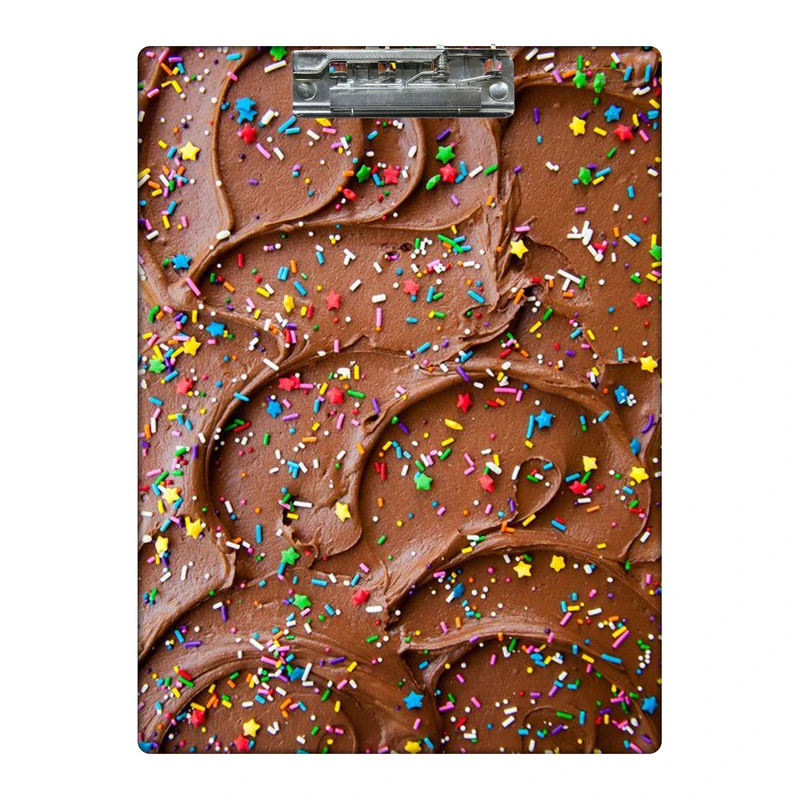 تخته شاسی طرح شکلات و ترافل رنگی کد 1524408 سایز A4