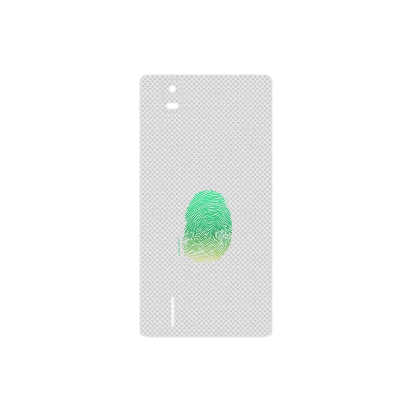 برچسب پوششی ماهوت مدل Minimal Fingerprint مناسب برای گوشی موبایل هوآوی Ascend P2