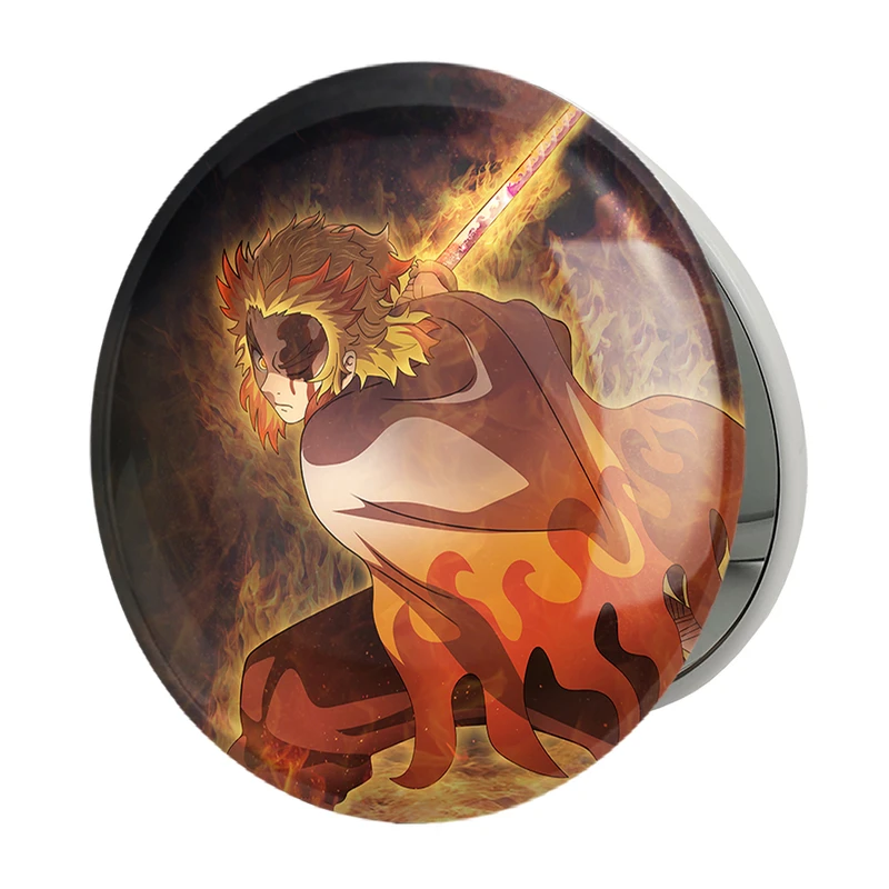 آینه جیبی خندالو طرح رنگوکو کیوجیرو انیمه شیطان کش مدل تاشو کد 11492 