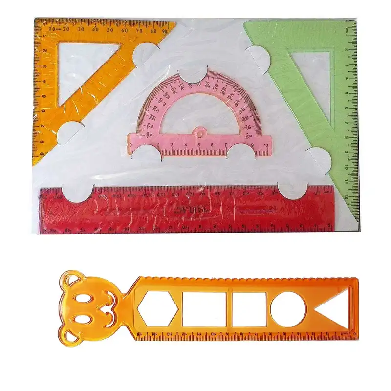 ست گونیا و نقاله کد 2015 مجموعه 5 عددی