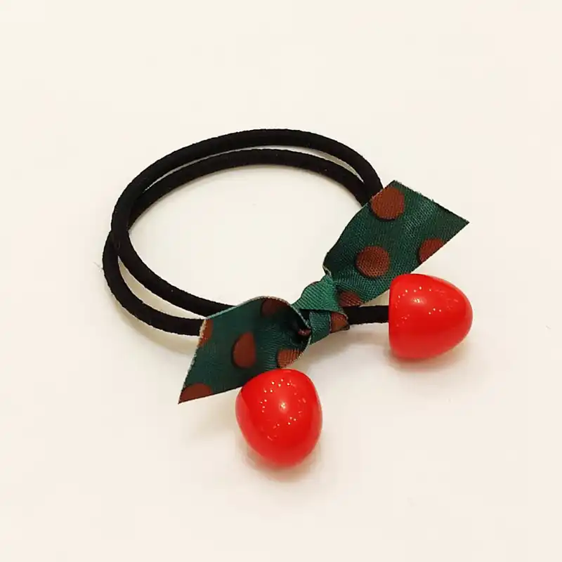 کش مو زنانه مدل گیلاس کد 002 بسته دو عددی